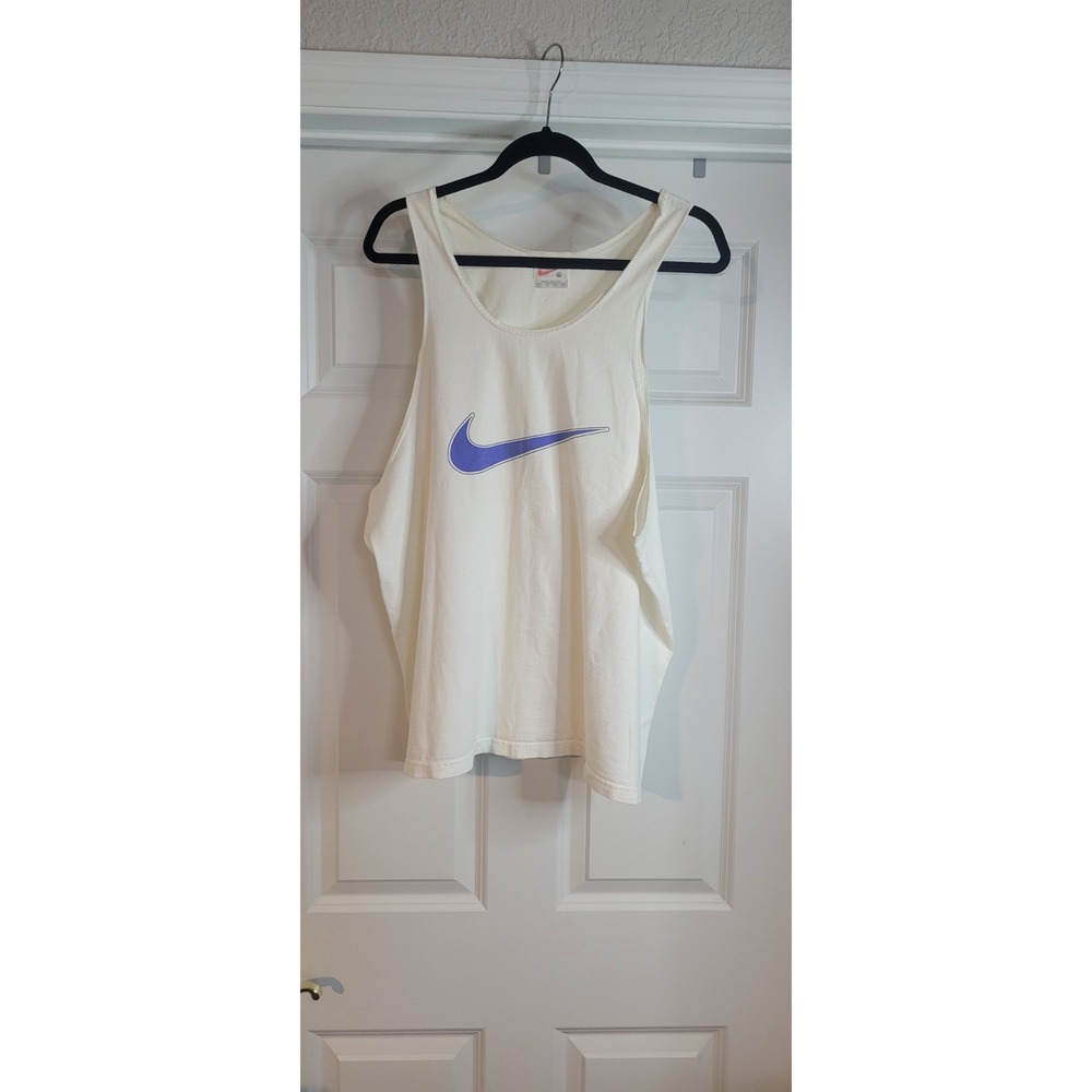 Vintage Nike Air Tank Top Made in USA 90s Muscle Sleeveless Nike Swoosh XL